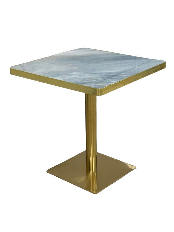 Sintered Stone with Golden Aluminium Edge — HSE Bespoke Upholstery
